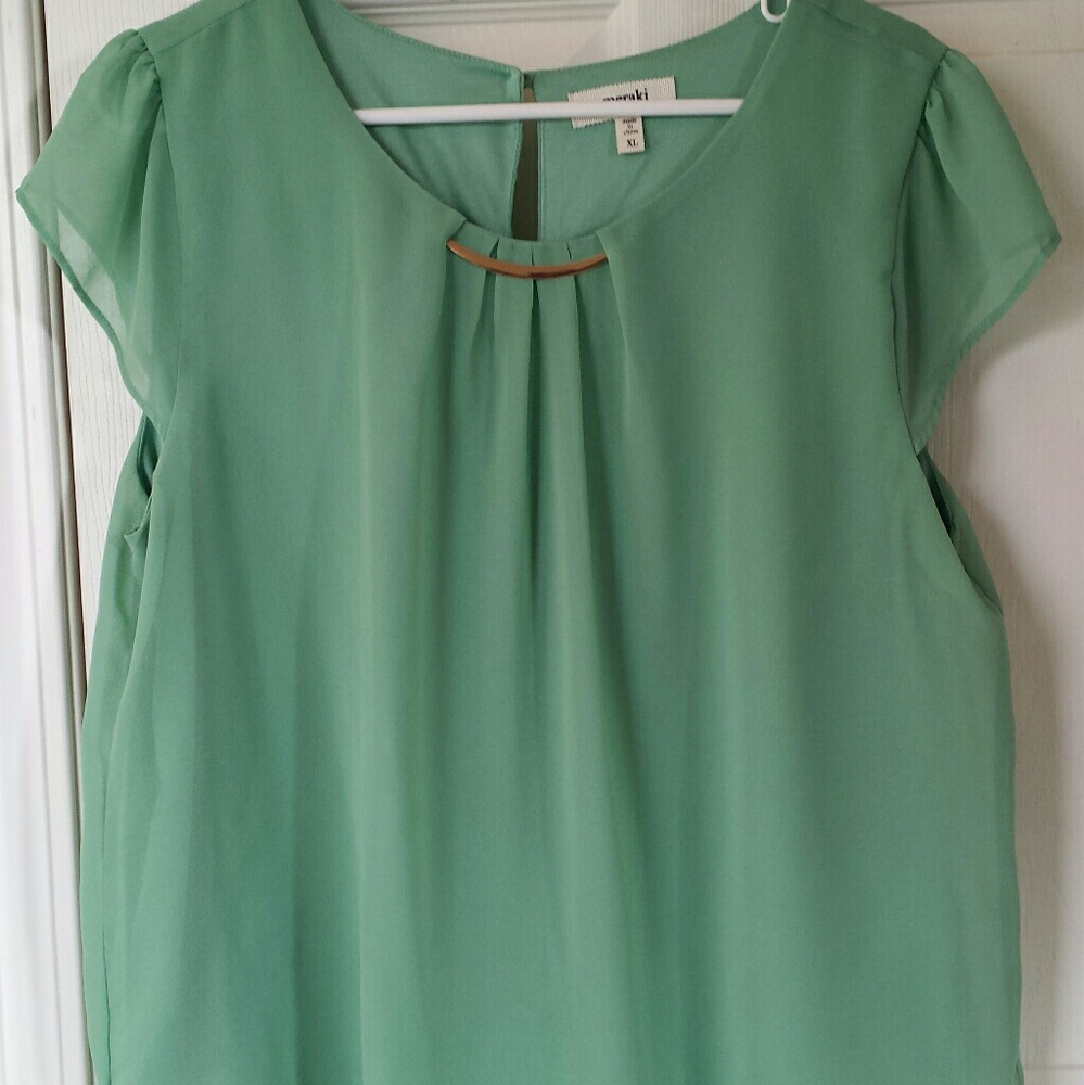 Meraki Mint Green Top